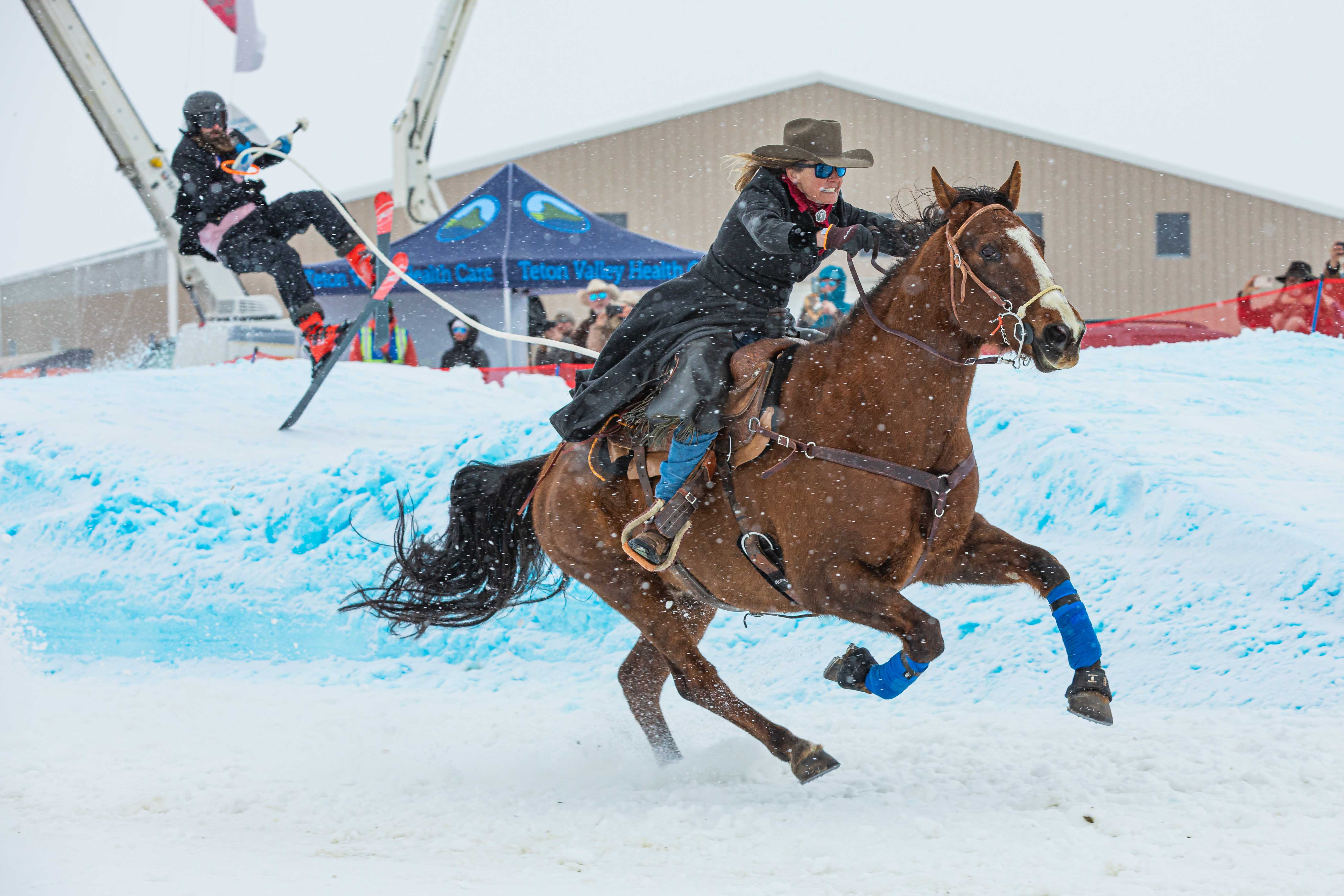 Teton Valley Skijor's The Grand Showdown in Teton Valley at the Teton County Fairgrounds.